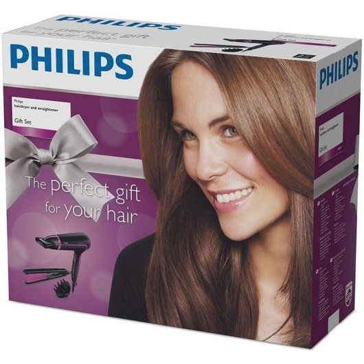 Pack Secador Philips HP8640/60 + Plancha para el Pelo