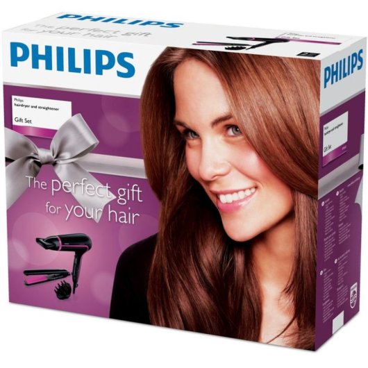 Pack Secador Philips HP8640/60 + Plancha para el Pelo
