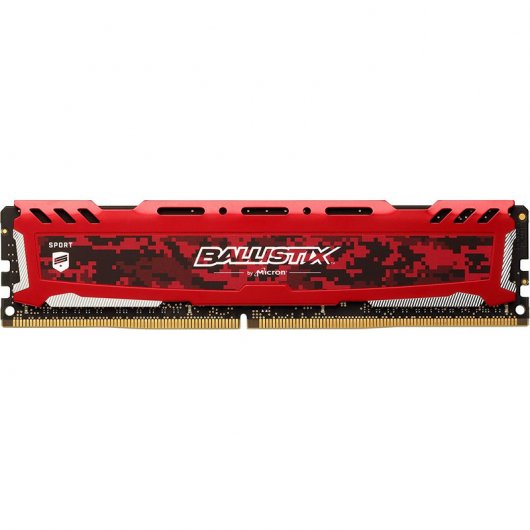 Crucial Ballistix Sport LT Red DDR4 2666Mhz PC4-21300 8GB CL16