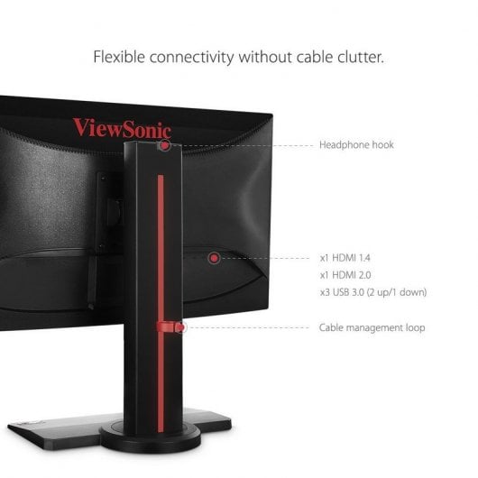 Monitor Gaming ViewSonic XG2530 LCD FullHD 240Hz FreeSync