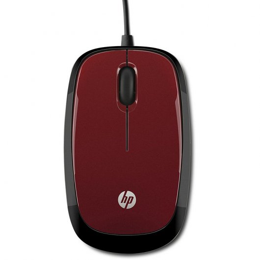 Ratón Óptico HP X1200 Rojo