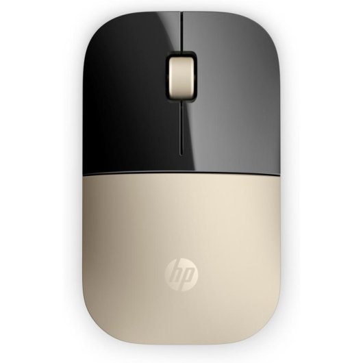 Rato HP Z3700 Sem Fios 1200 DPI RF Dourado Ambidestro Portátil