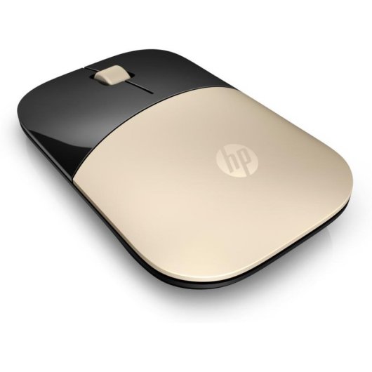 Rato HP Z3700 Sem Fios 1200 DPI RF Dourado Ambidestro Portátil