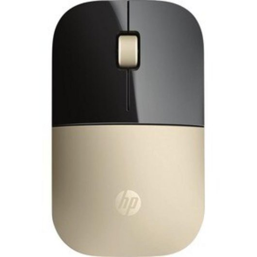 Rato HP Z3700 Sem Fios 1200 DPI RF Dourado Ambidestro Portátil