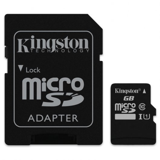 Tarjeta de Memoria Kingston Canvas Select MicroSDHC 16GB UHS-1 Clase 10
