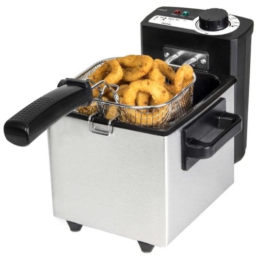 Friteuse traditionnelle Cecotec CleanFry 1.5L 1000W acier inoxydable filtre OilCleaner