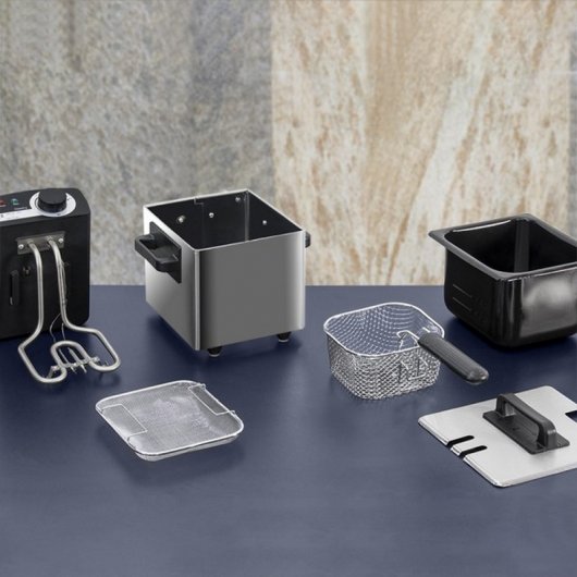 Freidora Cecotec CleanFry 1.5L 1000W Acero Inoxidable