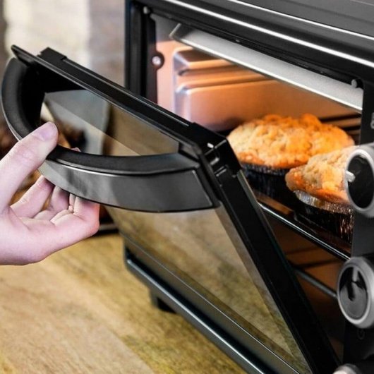 Horno elétrico Cecotec Bake&Toast 550 23L Preto Inox luz interior grill