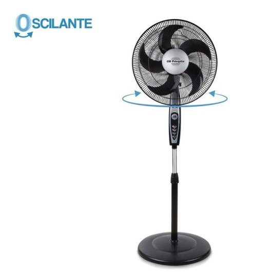 Ventilador de Pie Orbegozo SF 0149 60W 3 Velocidades Oscilante Cabezal Inclinable