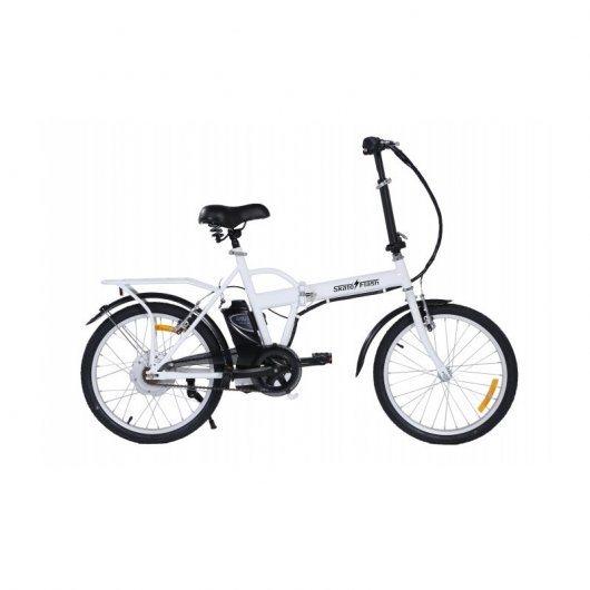 Bicicleta Eléctrica Skateflash Folding E-Bike Blanco