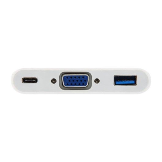 Adaptateur USB-C Equip 134435 VGA 15cm Power Delivery Blanc