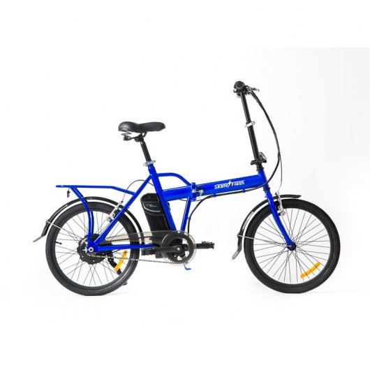 Bicicleta Eléctrica Skateflash Folding E-Bike Azul