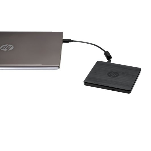 HP Unidad Externa USB DVDRW Drive Windows Función de Grabación en Doble Capa CD/DVD Color Negro