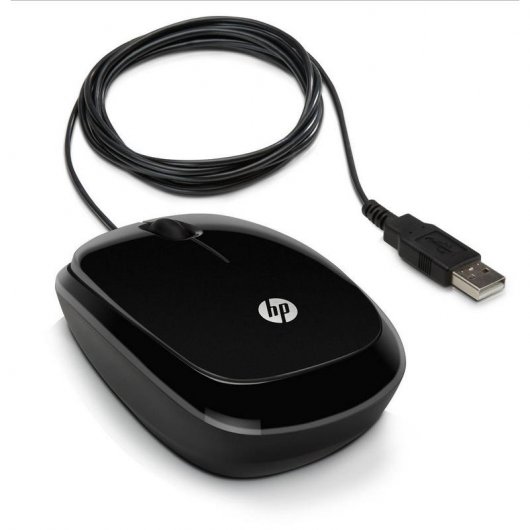 HP X1200 Ratón USB Negro