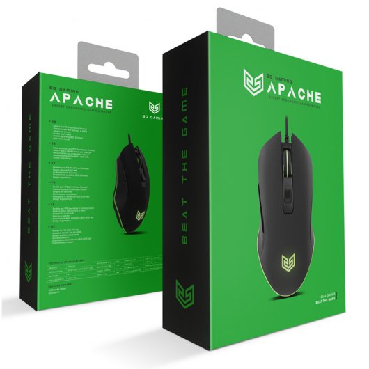 BG Apache Ratón Gaming 3200 DPI