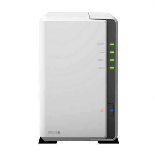 Synology DS218J Servidor NAS Blanco