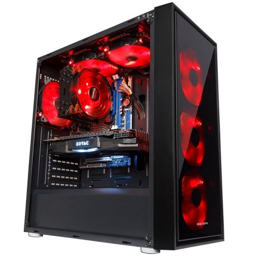 Tacens Mars Gaming MC7 USB 3.0 Cristal Templado Negro