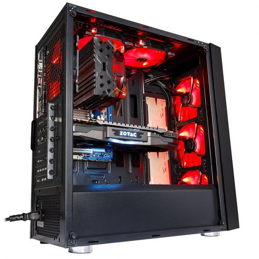 Tacens Mars Gaming MC7 USB 3.0 Cristal Templado Negro
