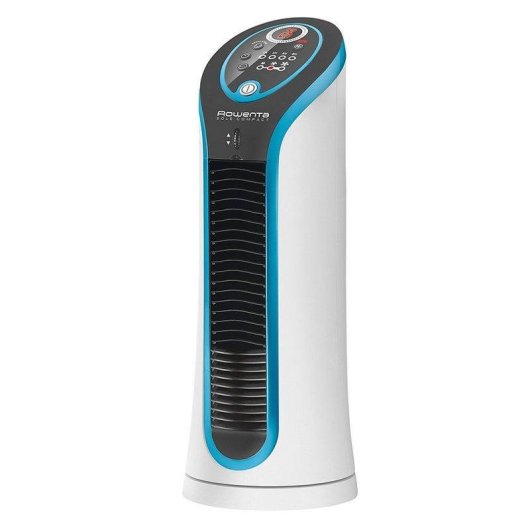 Ventilatore a Colonna da Tavolo Rowenta Eole Compact 30W 3 Velocità Oscillazione Timer LED
