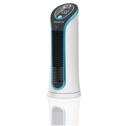 Ventilatore a Colonna da Tavolo Rowenta Eole Compact 30W 3 Velocità Oscillazione Timer LED