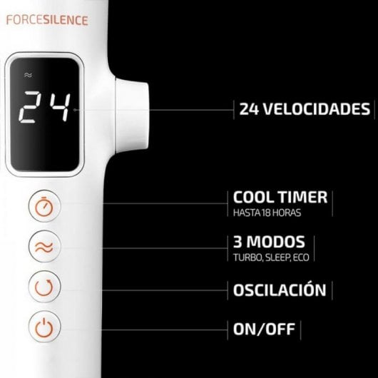 Cecotec ForceSilence 1030 Smartextreme Ventilador de Pie Oscilante