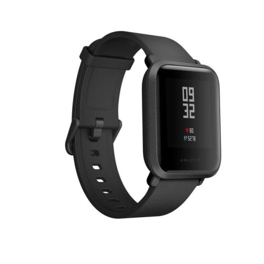 Amazfit Bip Bluetooth GPS 42mm LED Preto Resistente Água IP68 Pulsómetro Sono