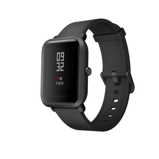 Amazfit Bip Bluetooth GPS 42mm LED Preto Resistente Água IP68 Pulsómetro Sono