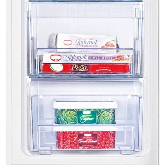 Congelador vertical Beko FS166020 65L E MinFrost porta reversível branco