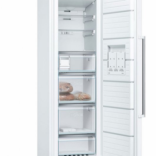 Bosch Serie 6 GSN36AW3P Congelador Vertical No Frost 242L A++ Blanco