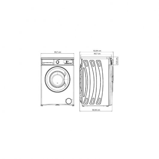 New Pol NW512EU Lavadora Carga Frontal 5Kg D Blanco