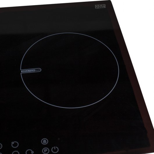 New Pol NW3IND Encimera de Inducción 3 Zonas Negro