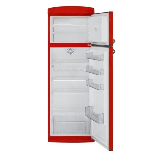 New Pol NW2P170RE Frigorífico 2 Puertas A+ Rojo