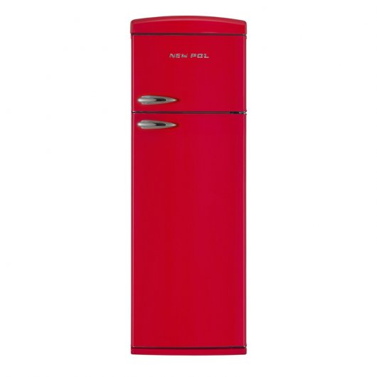 New Pol NW2P170RE Frigorífico 2 Puertas A+ Rojo