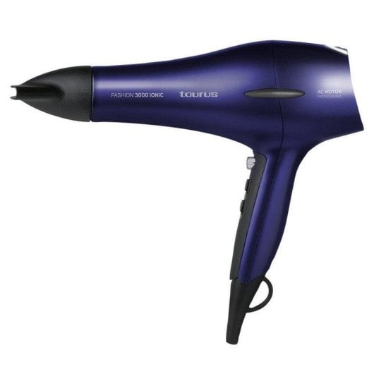 Sèche-cheveux Ionique Professionnel Taurus Fashion 3000 2200W 3 Températures 2 Vitesses Accessoires Violet