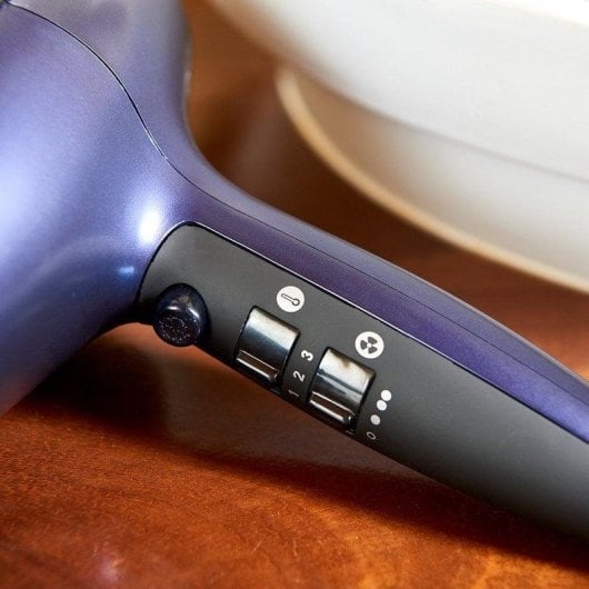 Sèche-cheveux Ionique Professionnel Taurus Fashion 3000 2200W 3 Températures 2 Vitesses Accessoires Violet