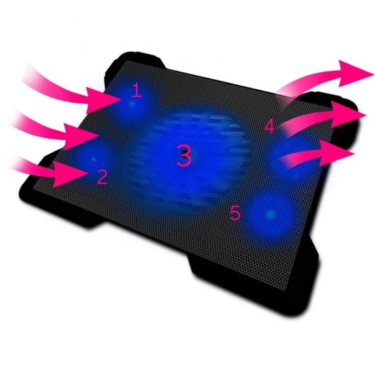 Woxter Notebook Cooling Pad 1560R Base de refroidissement