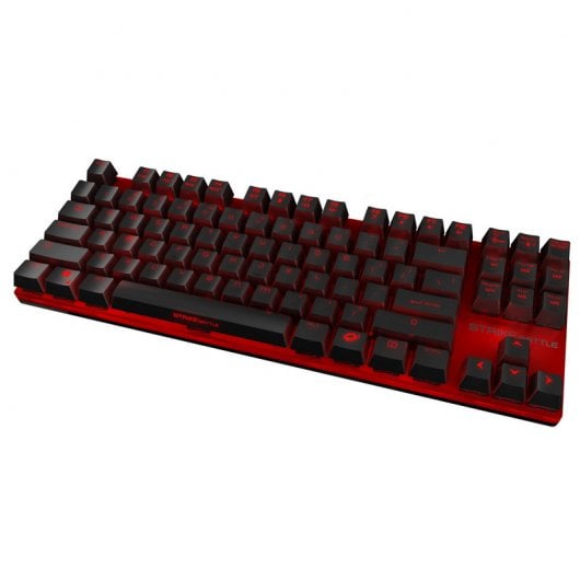 Ozone Strike Battle Teclado Mecánico Retroiluminado Rojo Cherry Brown