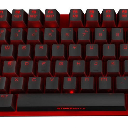 Ozone Strike Battle Teclado Mecánico Retroiluminado Rojo Cherry Brown