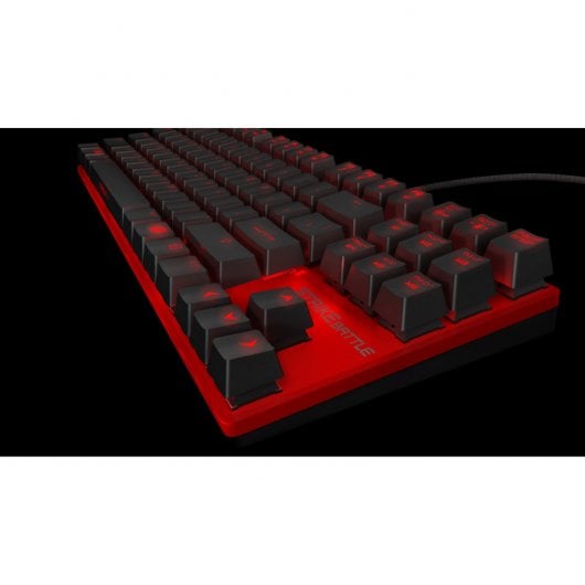 Ozone Strike Battle Teclado Mecánico Retroiluminado Rojo Cherry Brown