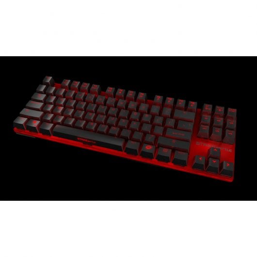 Ozone Strike Battle Teclado Mecánico Retroiluminado Rojo Cherry Brown