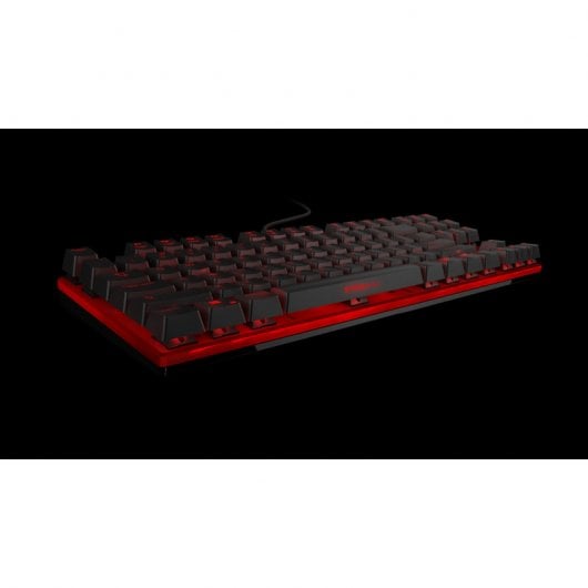 Ozone Strike Battle Teclado Mecánico Retroiluminado Rojo Cherry Brown