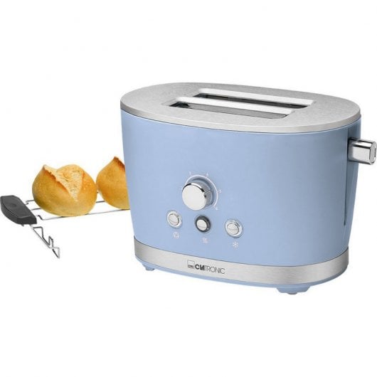 Clatronic TA 3690 Tostador 2 Rebanadas Azul