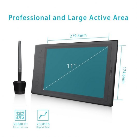 Huion INSPIROY Q11K Tableta Gráfica