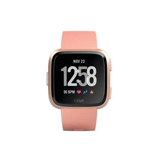 Fitbit Versa Bluetooth NFC 34mm LCD Oro Rosa Melocotón S/L Resistente all’Acqua 50 m SpO2 Cardio