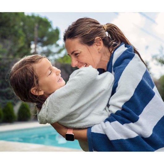 Fitbit Versa Bluetooth NFC 34mm LCD Oro Rosa Melocotón S/L Resistente all’Acqua 50 m SpO2 Cardio