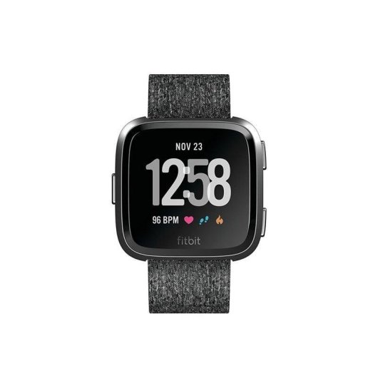 Fitbit Versa Bluetooth NFC GPS 34mm LCD Gris Aluminium Étanche 50m Pulsomètre SpO2