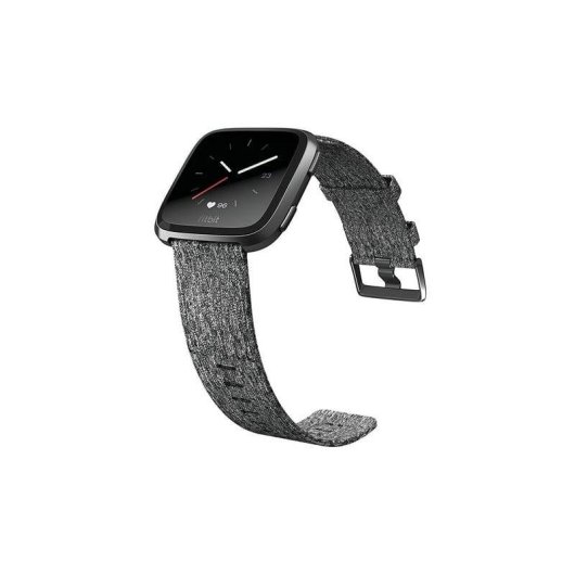 Fitbit Versa Bluetooth NFC GPS 34mm LCD Gris Aluminium Étanche 50m Pulsomètre SpO2