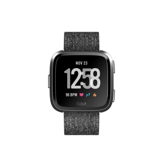 Fitbit Versa Bluetooth NFC GPS 34mm LCD Gris Aluminium Étanche 50m Pulsomètre SpO2