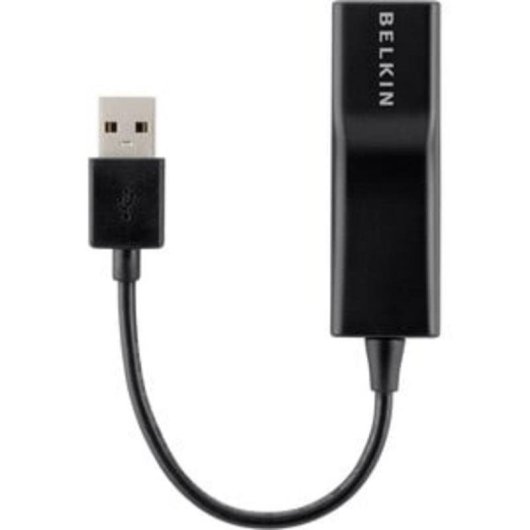 Adaptateur USB 2.0 vers Ethernet RJ-45 Belkin F4U047BT Noir