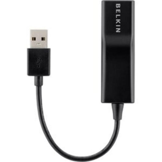 Adaptador USB 2.0 a Ethernet RJ-45 Belkin F4U047BT Negro